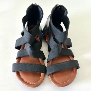 Black Strappy Sandals